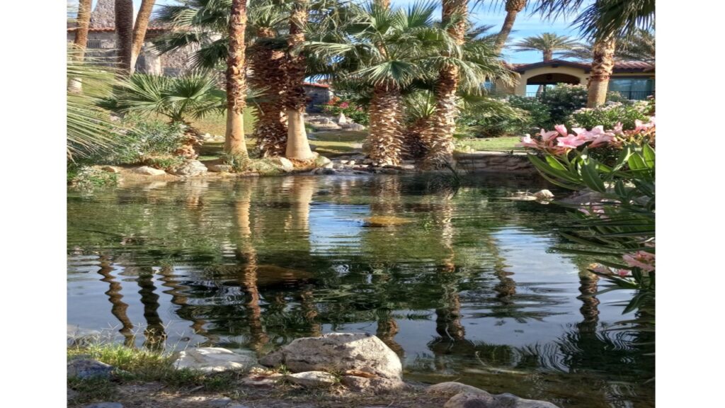 Small airplane parked inside a hangar.