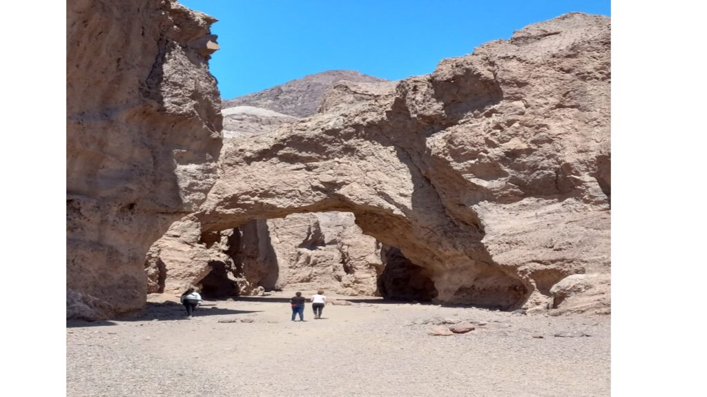 Small airplane parked inside a hangar.
